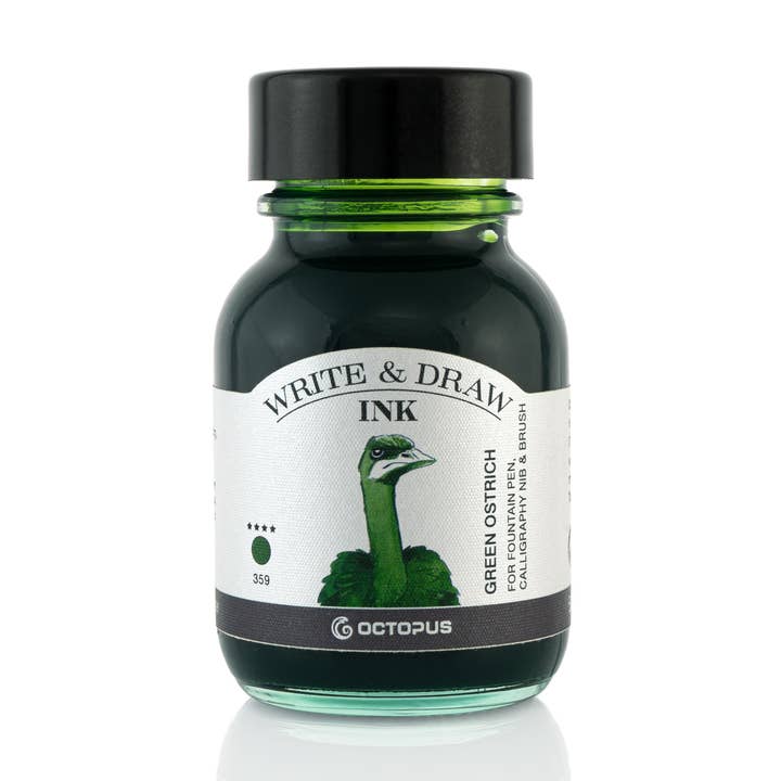 Write and Draw Ink 359 Green Ostrich Writing Paper 50ml for wholesale by Octopus Concept GmbH