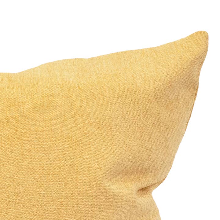 Maize Chenille Cushion Cover for wholesale by Canadian Down & Feather Company
