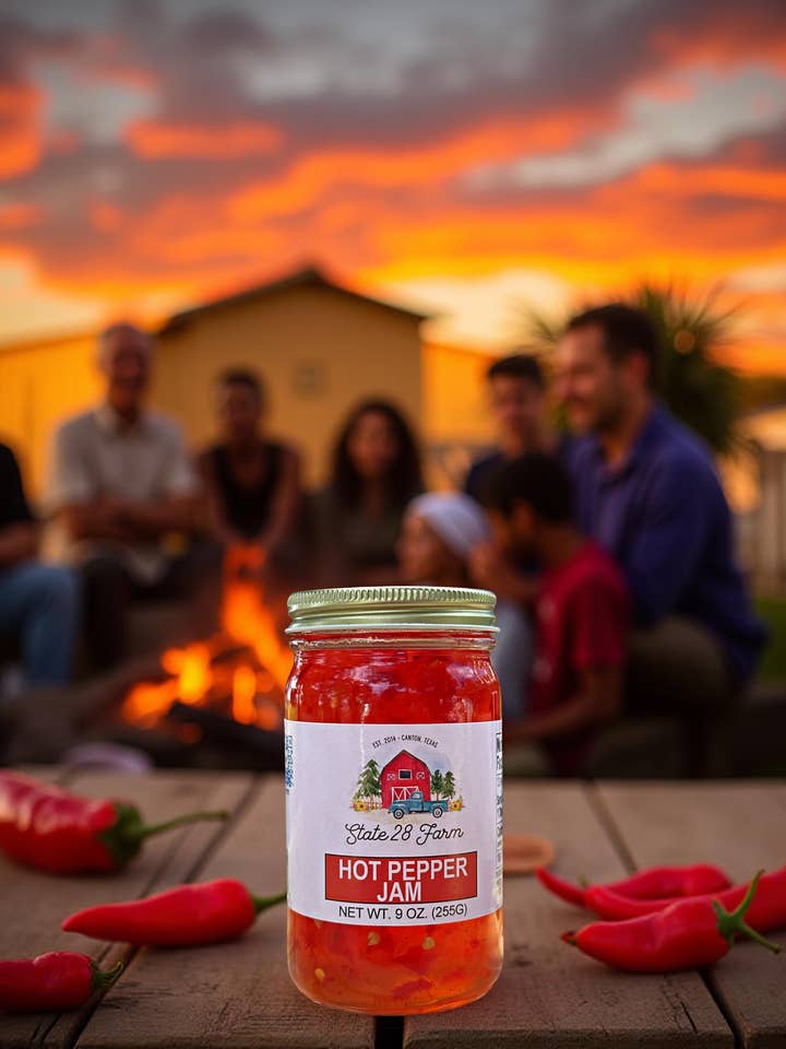 Hot Pepper Jelly - 9 oz for wholesale by State 28 Farm