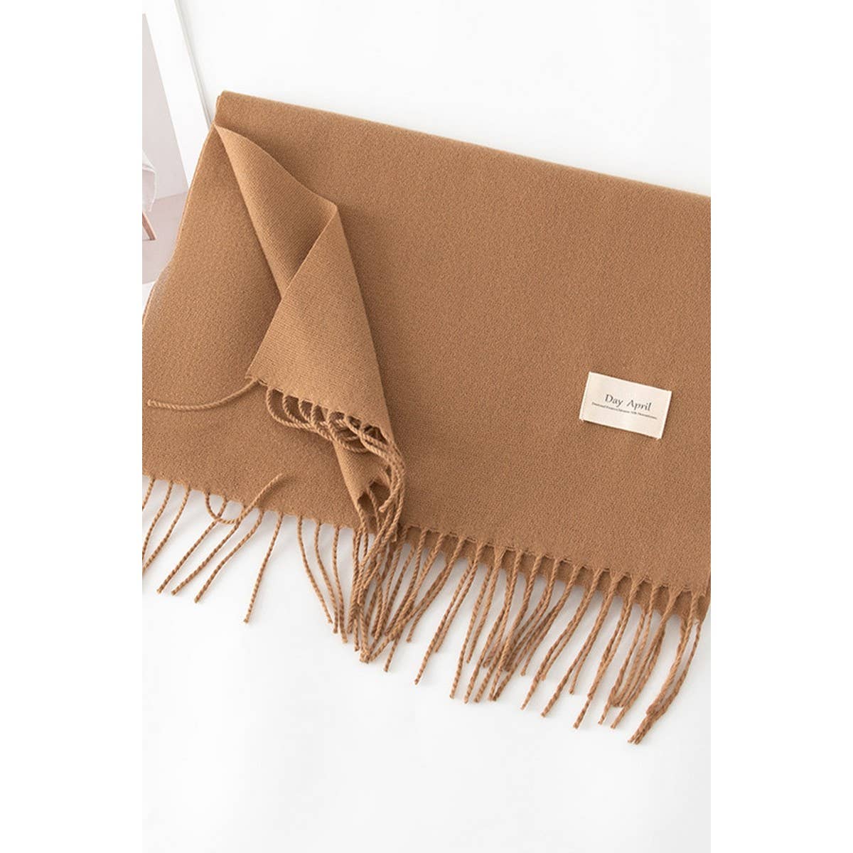 NINEXIS - Vente Écharpe – femme - CWASC1482_ÉCHARPE CHAUDE DE COULEUR UNIE À COL CHÂLE10