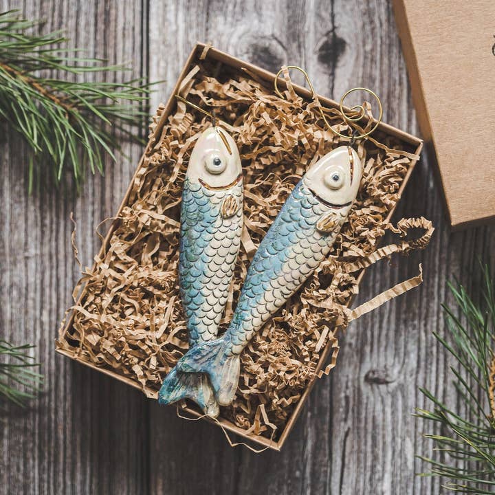 Danutė Murauskienė - Wholesale Ornament - Fish Christmas ornament0
