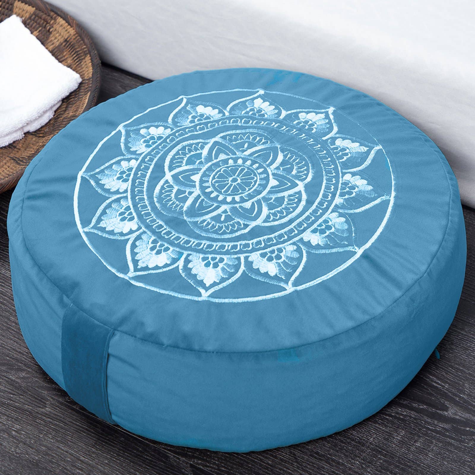 Florensi - Wholesale Meditation Supplies - Meditation Cushion - Large & Velvet Cover1