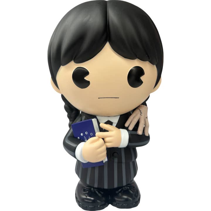 The Addams Family Wednesday Addams Figural Bank for wholesale by Cow Crack Wholesale