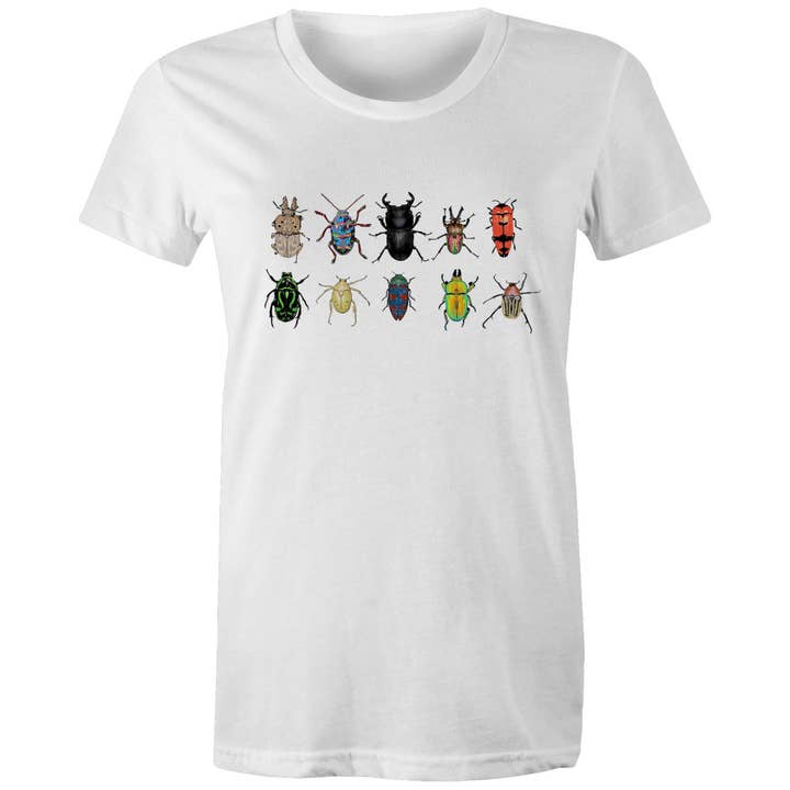 The Beetles Women's Organic Tee for wholesale by High Tees