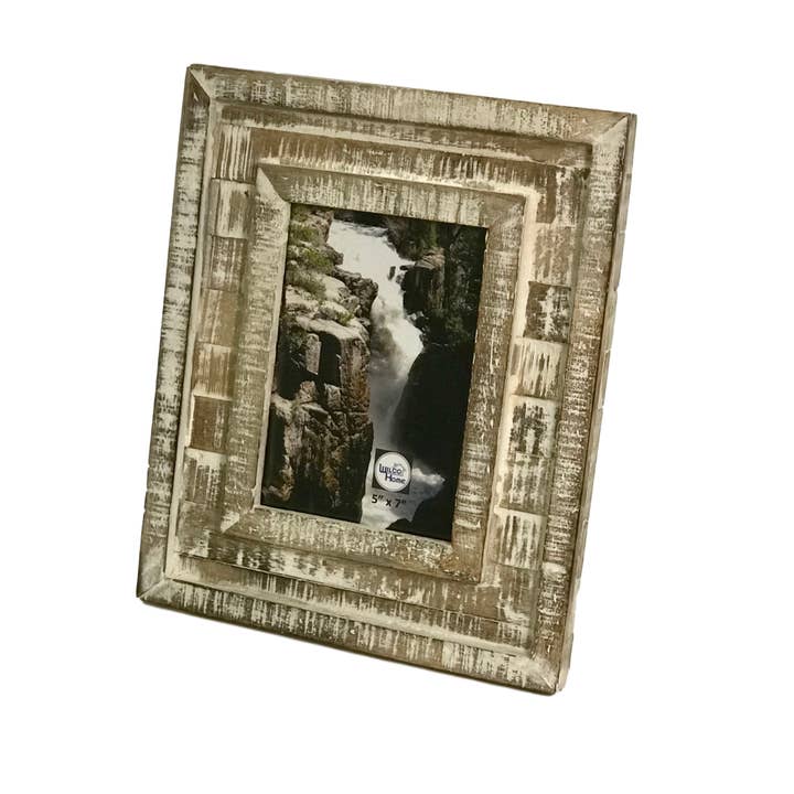 Wilco Home - Wholesale Picture Frame - Upcycled Wood 5" x 7" Big Bend Frame