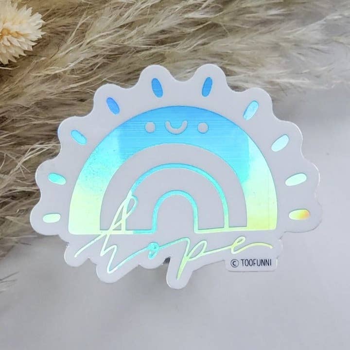 HOPE - Sticker vinyle pour la vente par Toofunni