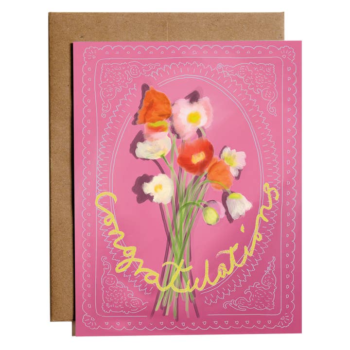Congratulations Card | Poppy Congratulations for wholesale by everybuddy