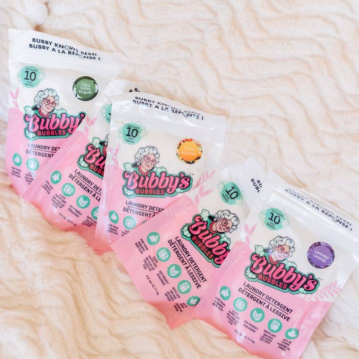 Bubby's Bubbles - Wholesale Laundry Detergent Powder/Pods - Bubby's Bubbles Laundry Detergent Bag (10,60,120&240 Loads)2