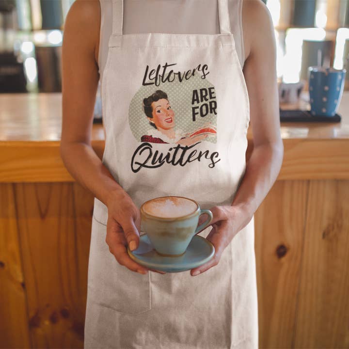 Les restes de tablier drôle sont pour les quitteurs pour la vente par Jackson + Wyatt