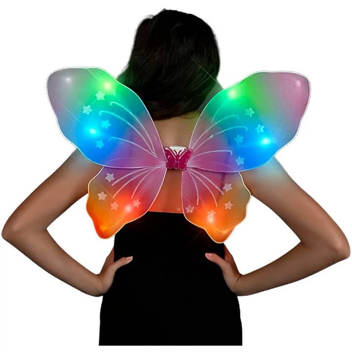 Blinkee.com, LLC - Vendita all'ingrosso Costume di carnevale - Donna - Ali di farfalla a forma di fata arcobaleno