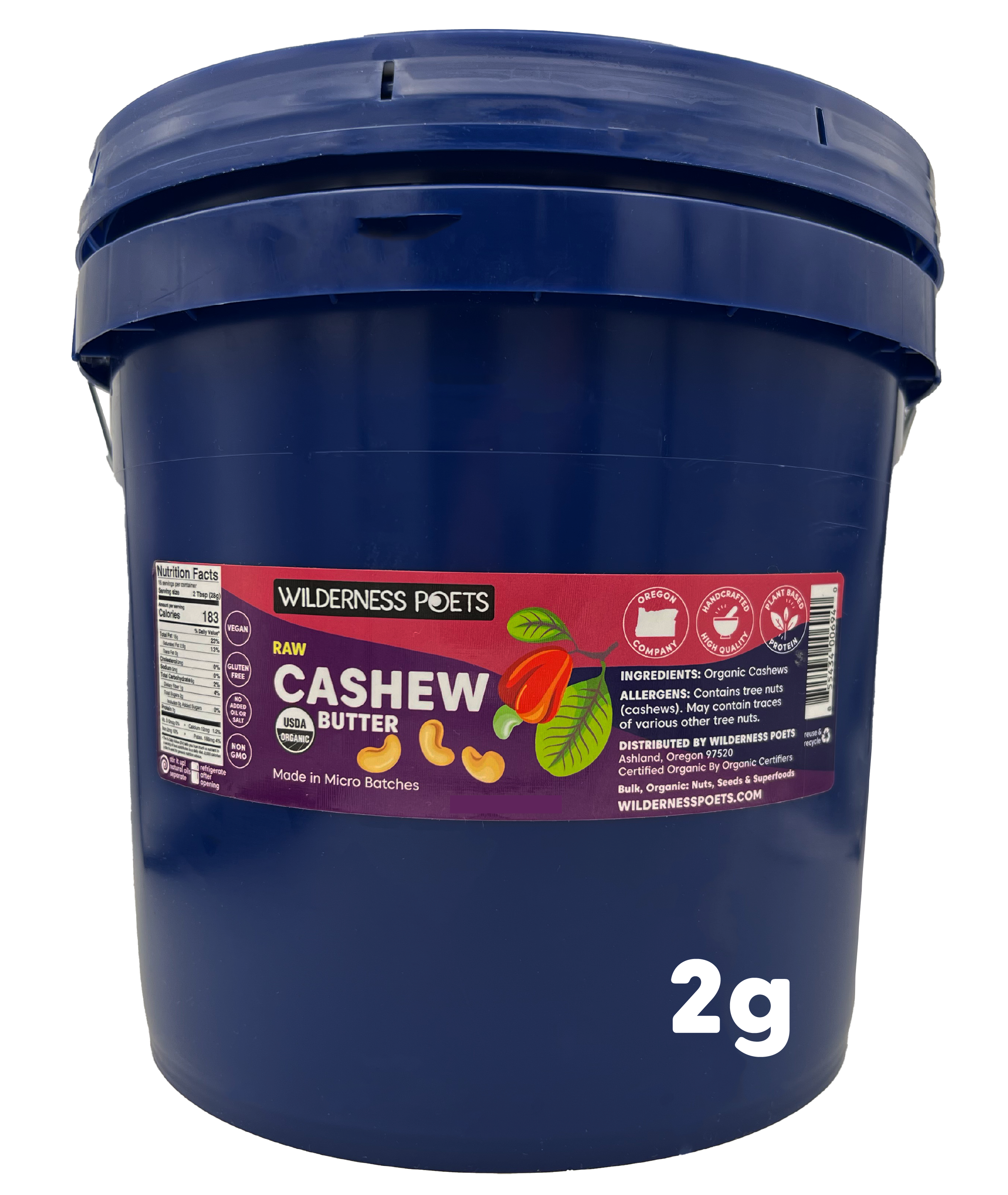 Wilderness Poets - Wholesale Nut Butter - Organic Cashew Butter9