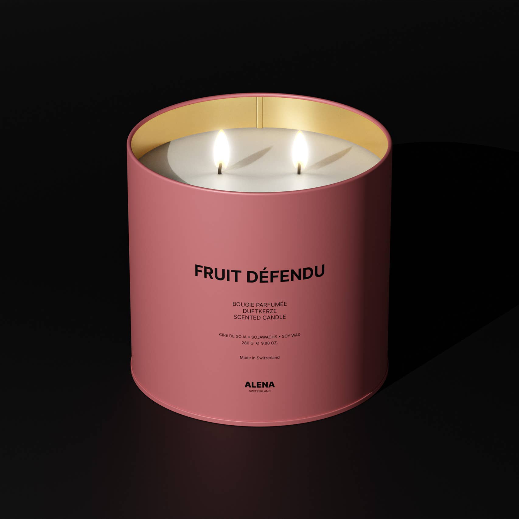 ALENA SWITZERLAND – Vela em jarro/copo por atacado – Vela Perfumada Fruit Défendu – 280 g3