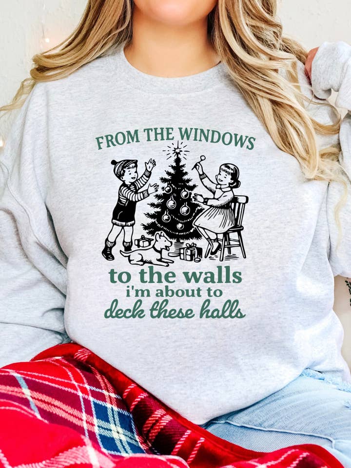 Gambi's Tees - Wholesale Graphic Sweatshirt - Women's - Windows To Walls Sweatshirt