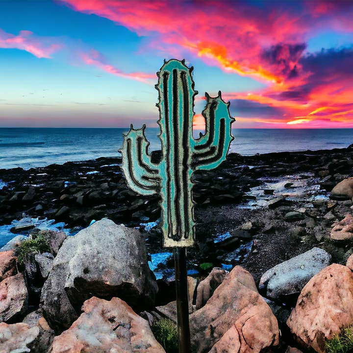 Whimsies - Wholesale Garden/Lawn Stake - Cactus garden stake southwestern plant stake Western garden2