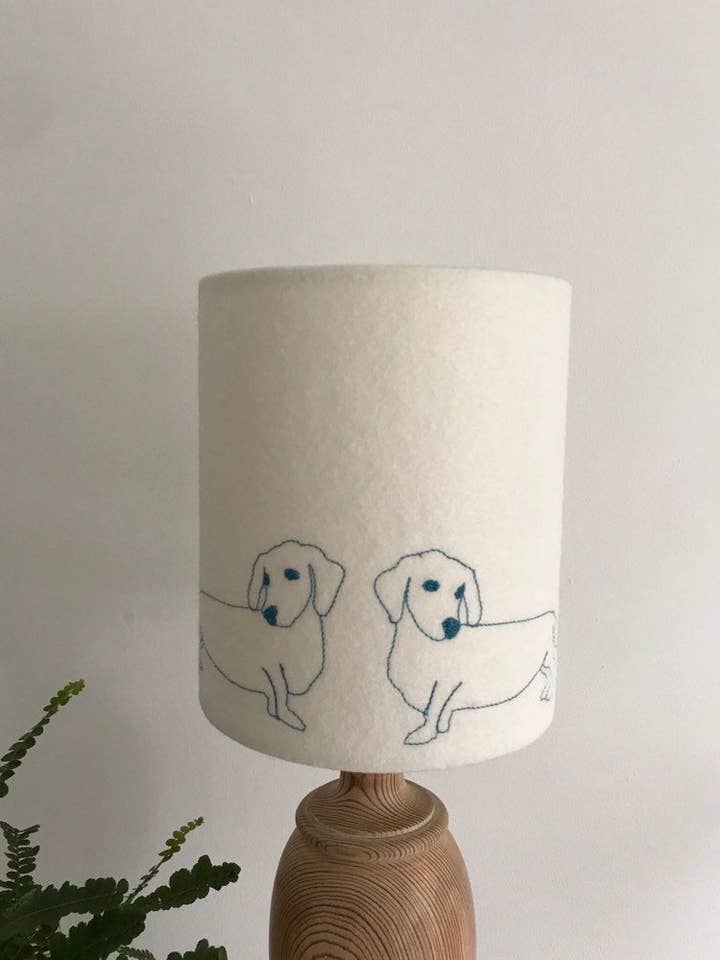 Sausage Dog Lampshade for wholesale by melody ryder designs