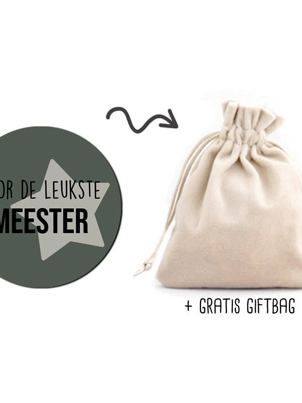 Mini gift teacher for wholesale by Label2X B.V.