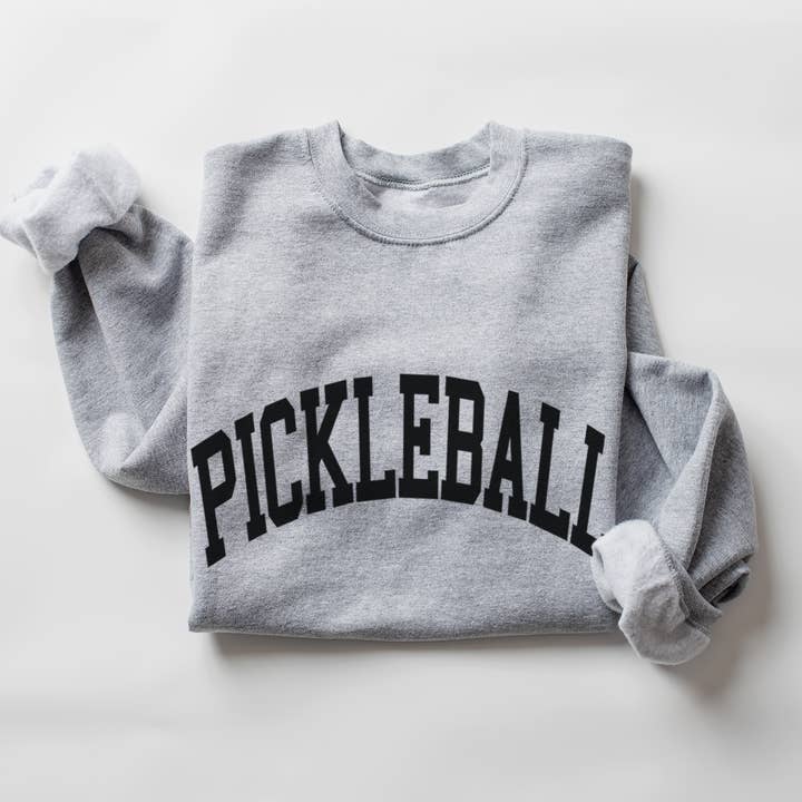Pickleball Sweatshirt | Preppy Sports Unisex Crewneck for wholesale by G & J Avenue