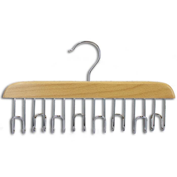 Soporte para 8 cinturones de madera natural para venta al por mayor de Sophos