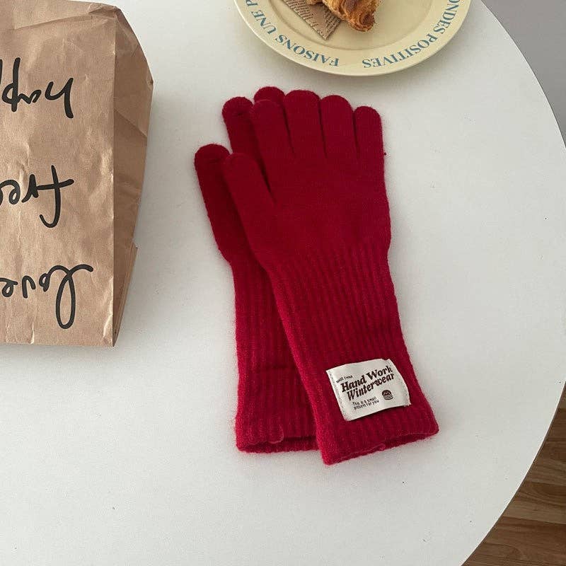 Plush Looks - Wholesale Gloves - Kids - Kids Finger Touchscreen Knitted Gloves3