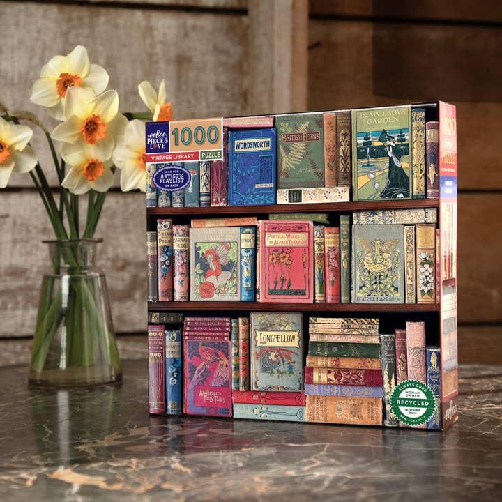Bobangles - Wholesale Puzzle - Adult - eeBoo 1000 Pc Puzzle - Vintage Library