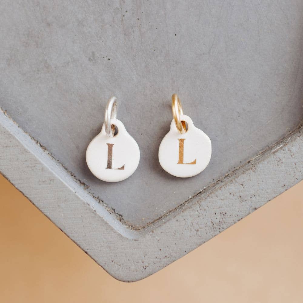 Bel Kai - Wholesale Individual Charm/Pendant - Ceramic Initial Charm12