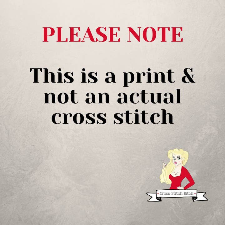 Cross Stitch Bitch - Wholesale Art Print - Framed Cross Stitch Style Print - 'Don't Do Cocaine'3