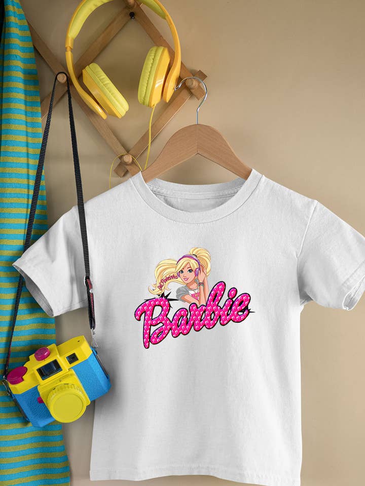 IALD - Wholesale Screen Printed T-Shirt - Kids - Girl's Round Neck T-Shirt | Barb Music1