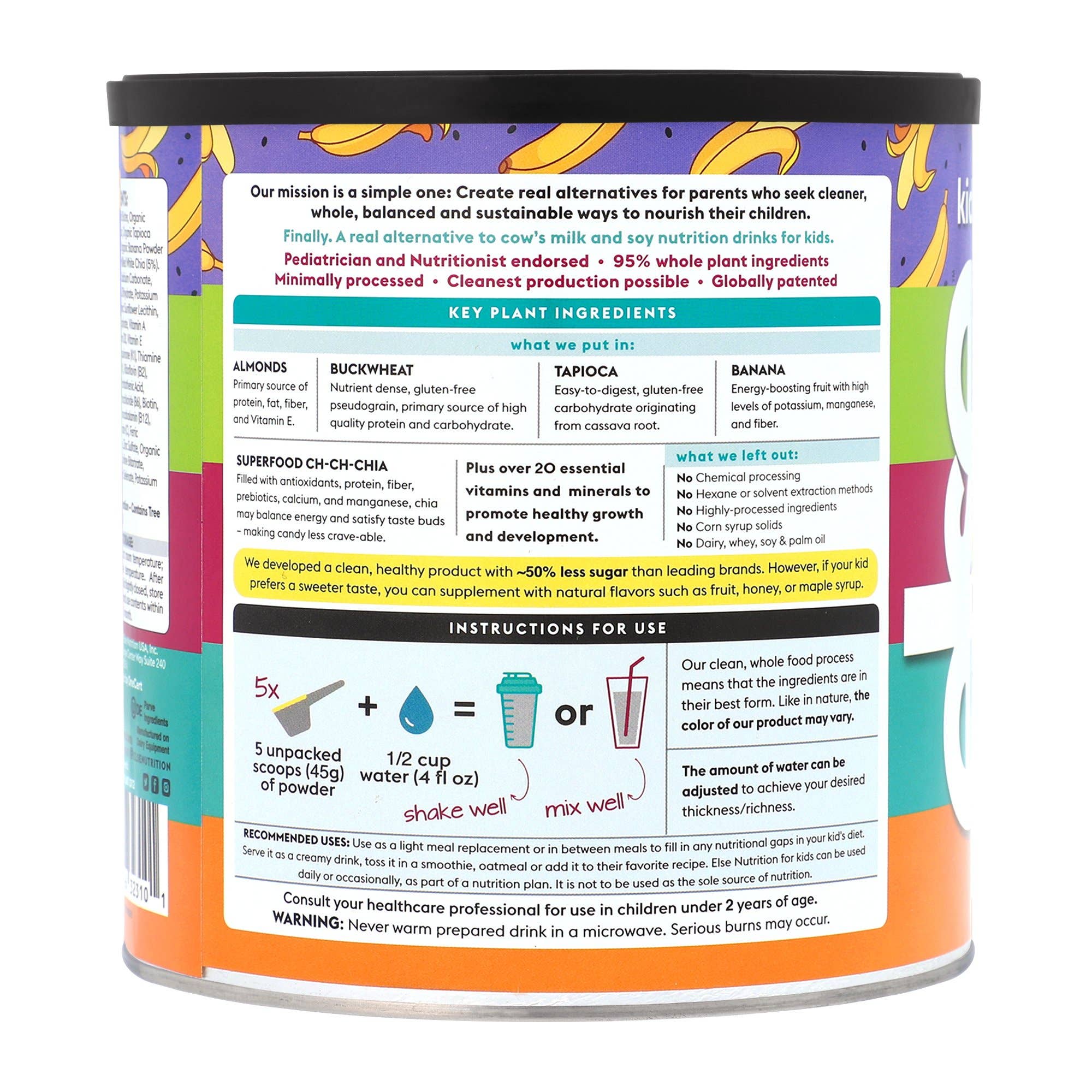 Else Nutrition GH LTD – wholesale Powdered health drink – New! Plant-Powered Kid's Shake Mix6