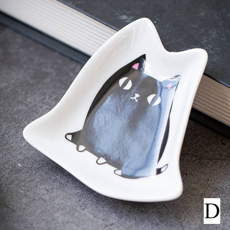 Gohobi （We cover U.S. import duties） – wholesale Decorative plate/dish/bowl – Gohobi Cat Sauce Plate13