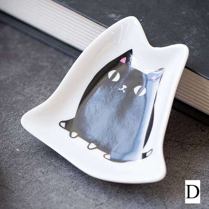 Gohobi (We cover U.S. import duties) – wholesale Decorative plate/dish/bowl – Gohobi Cat Sauce Plate13