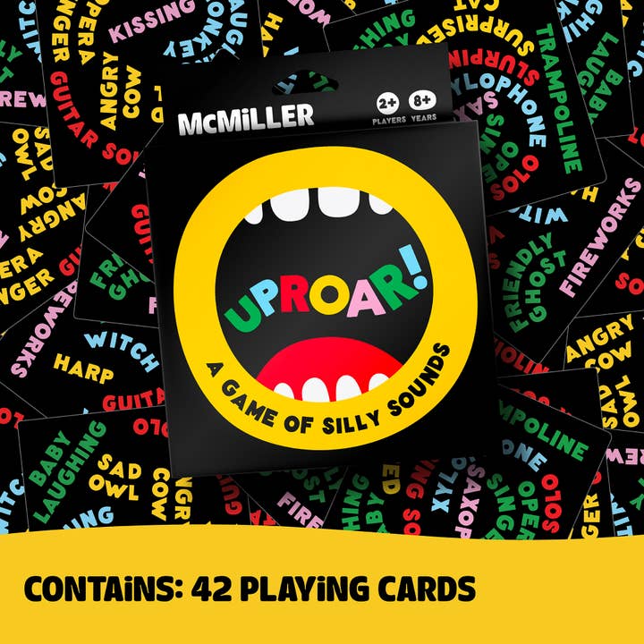 McMiLLER - Wholesale Card Game - Uproar - A Card Game of Silly Sounds for the whole family.5