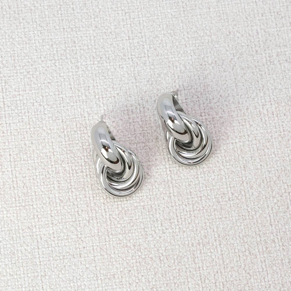 Les Cleias - Wholesale Stud/Post Earrings - BO Chrystelle in steel0