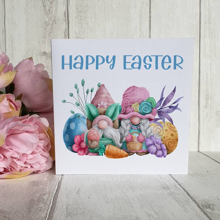 Happy Easter Card - Gnome/Gonk Card for wholesale by TM Giftware