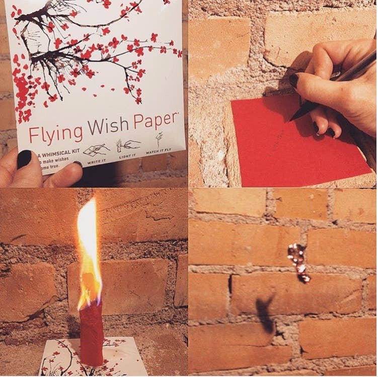 FLYING WISH PAPER ® - Wholesale Love card - ALMOND BLOSSOMS – WISH PAPER™ Spring Mindfulness Craft Kit4