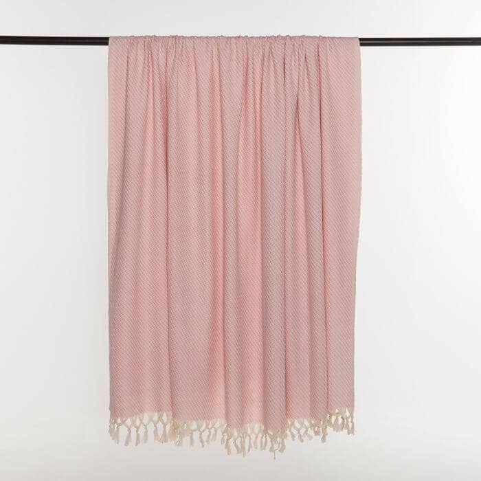 Lal Throw / Blanket Rose Pink for wholesale by Buldano