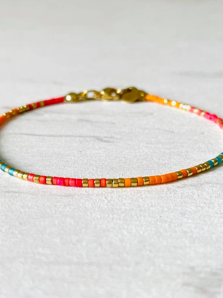 Armband i rostfritt stål för kvinnor med Miyuki-pärlor N012 för wholesale av Atelline