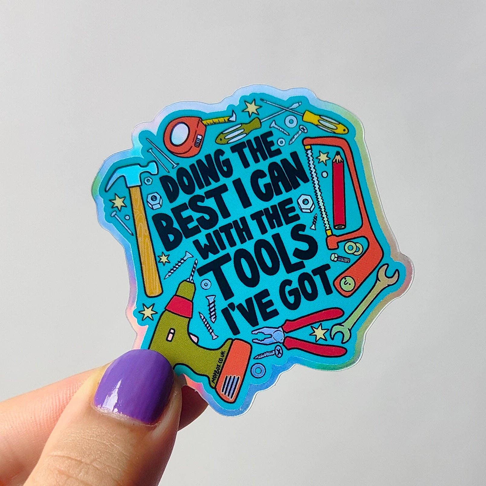 Mimo – wholesale Sticker – DIY Tools  - Holographic Vinyl Sticker 0