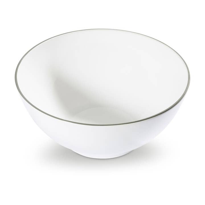 Bordo grigio, ciotola (diametro 23 cm). per la vendita all'ingrosso da parte di Gmundner Keramik Handels GmbH