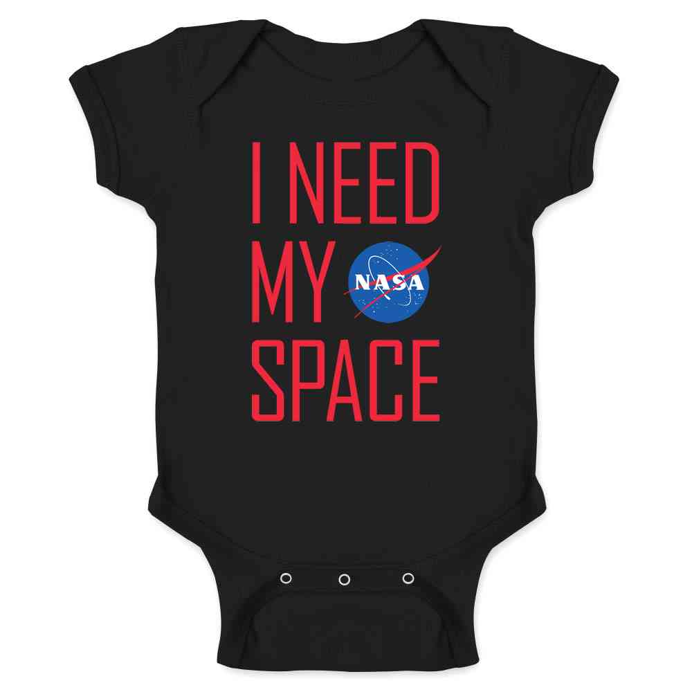 Pop Threads – Bodysuit - Bebé por atacado – Babygrow com Logótipo "I Need My Space" da NASA Aprovado1