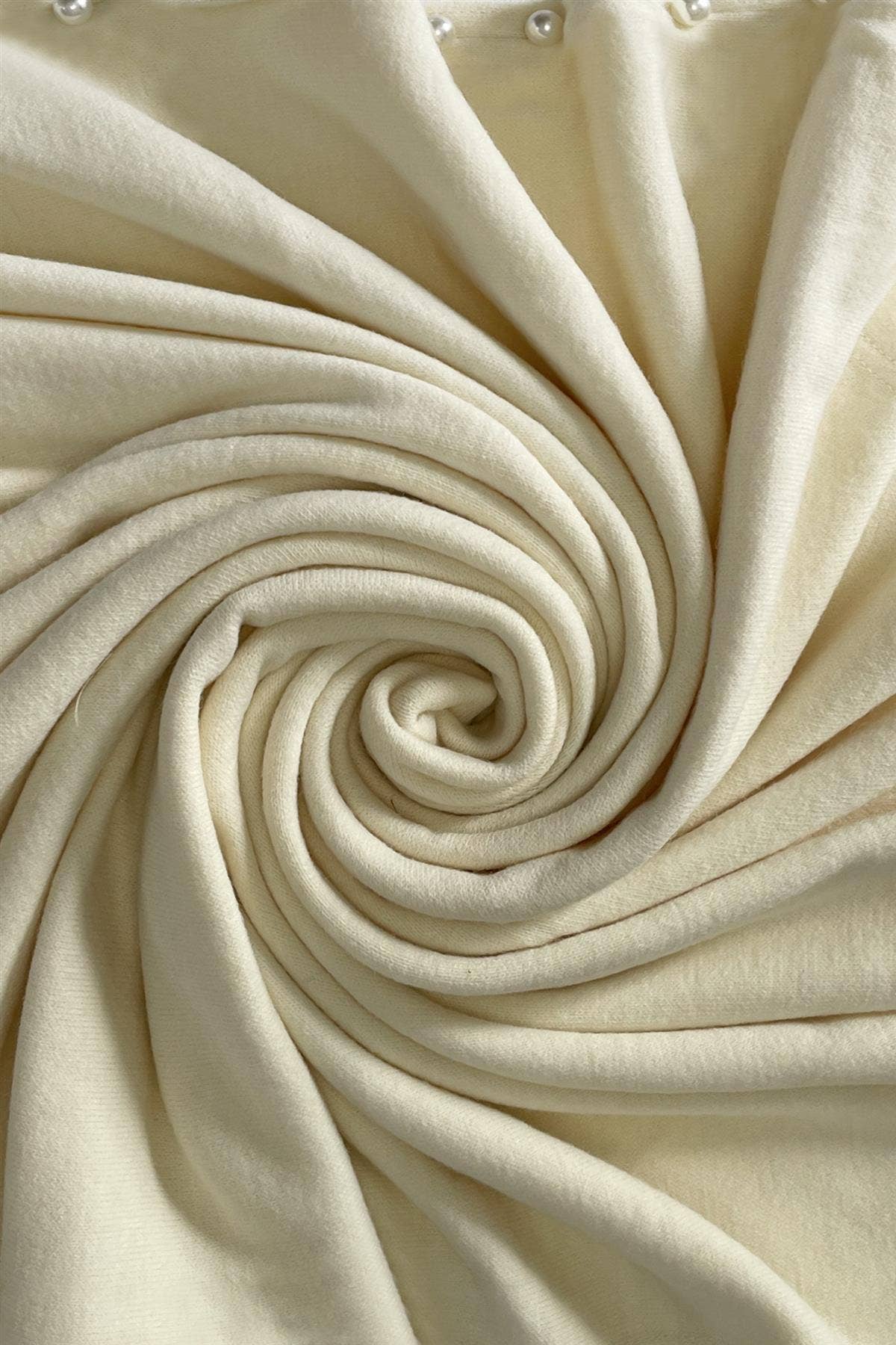 Fashion Scarf World - Wholesale Poncho - Women's - Plain Wool Knit Poncho With Pearl Detailing9