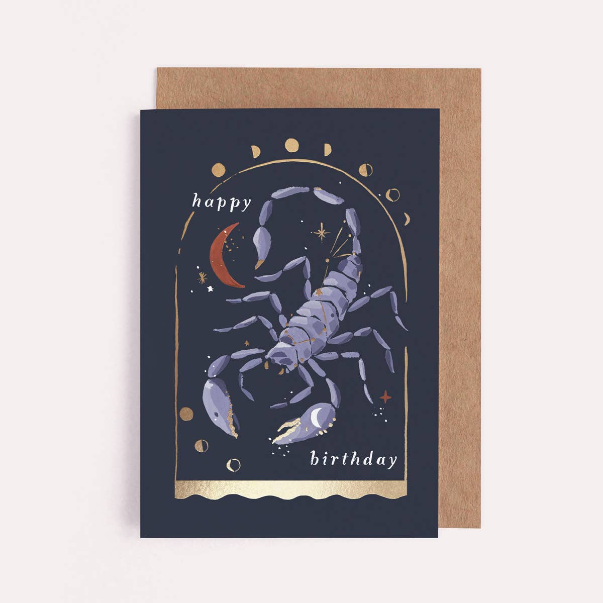 Sister Paper Co. - Wholesale Birthday Card - Scorpion Zodiac Birthday Card | Scorpio Star Sign Cards2