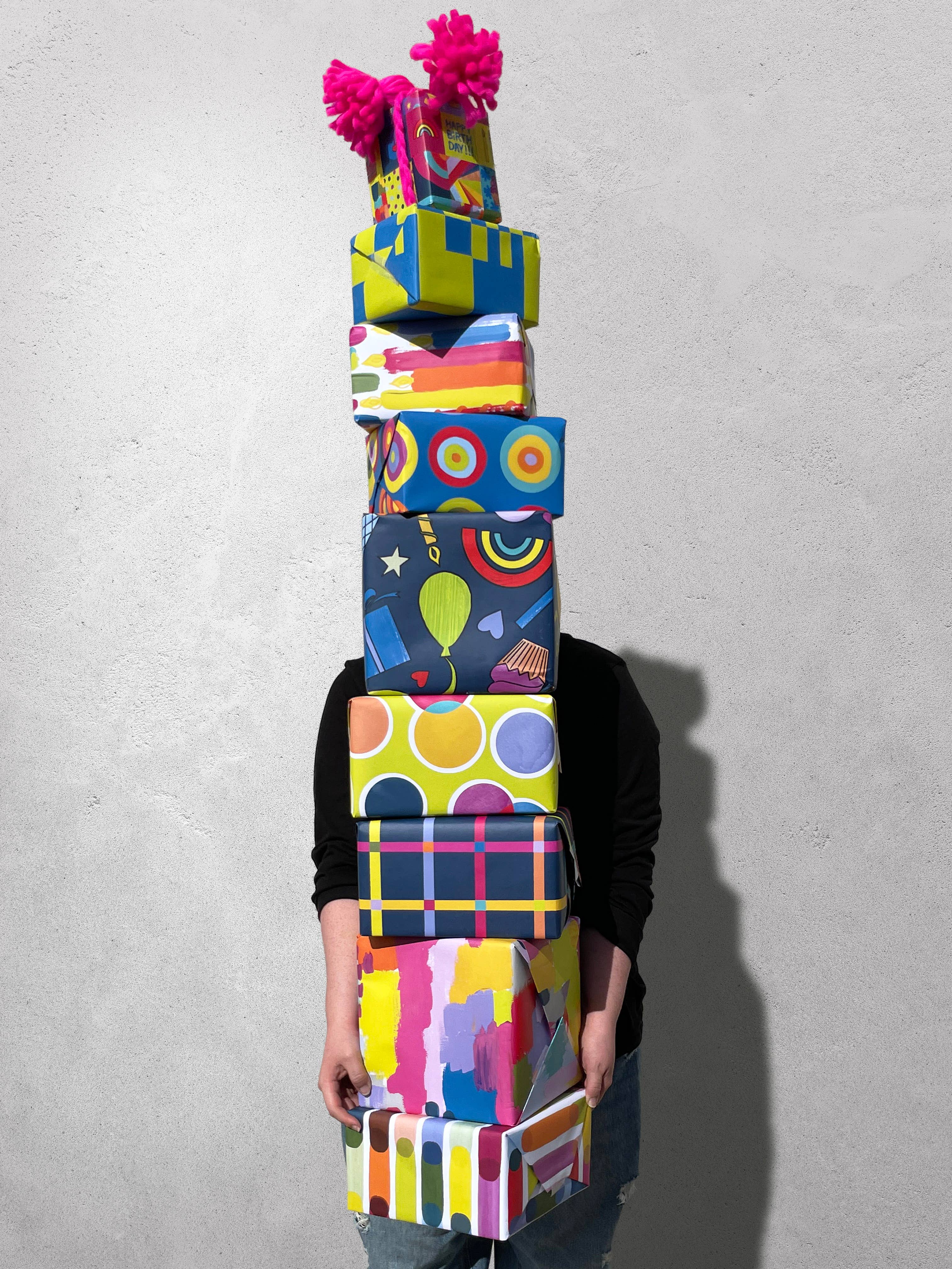 The Paper Curator - Wholesale Flat Wrap - Happy Paint Wrap | Wrapping Paper | Gift Wrap | Painterly6