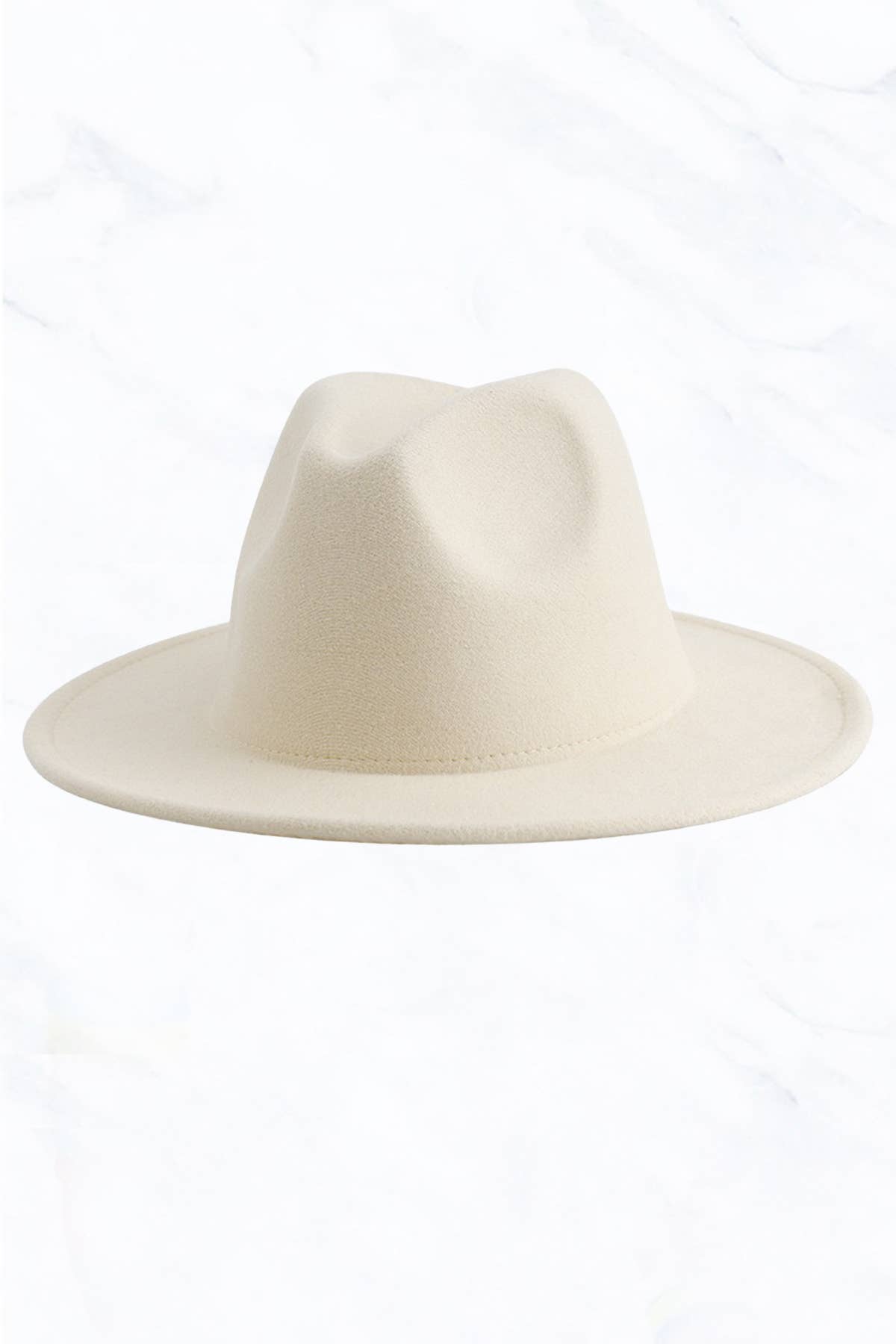 Suzie Q USA - Wholesale Fedora - Unisex - Flat Edge Felt Fedora Hat0