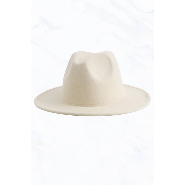 Suzie Q USA - Wholesale Fedora - Unisex - Flat Edge Felt Fedora Hat