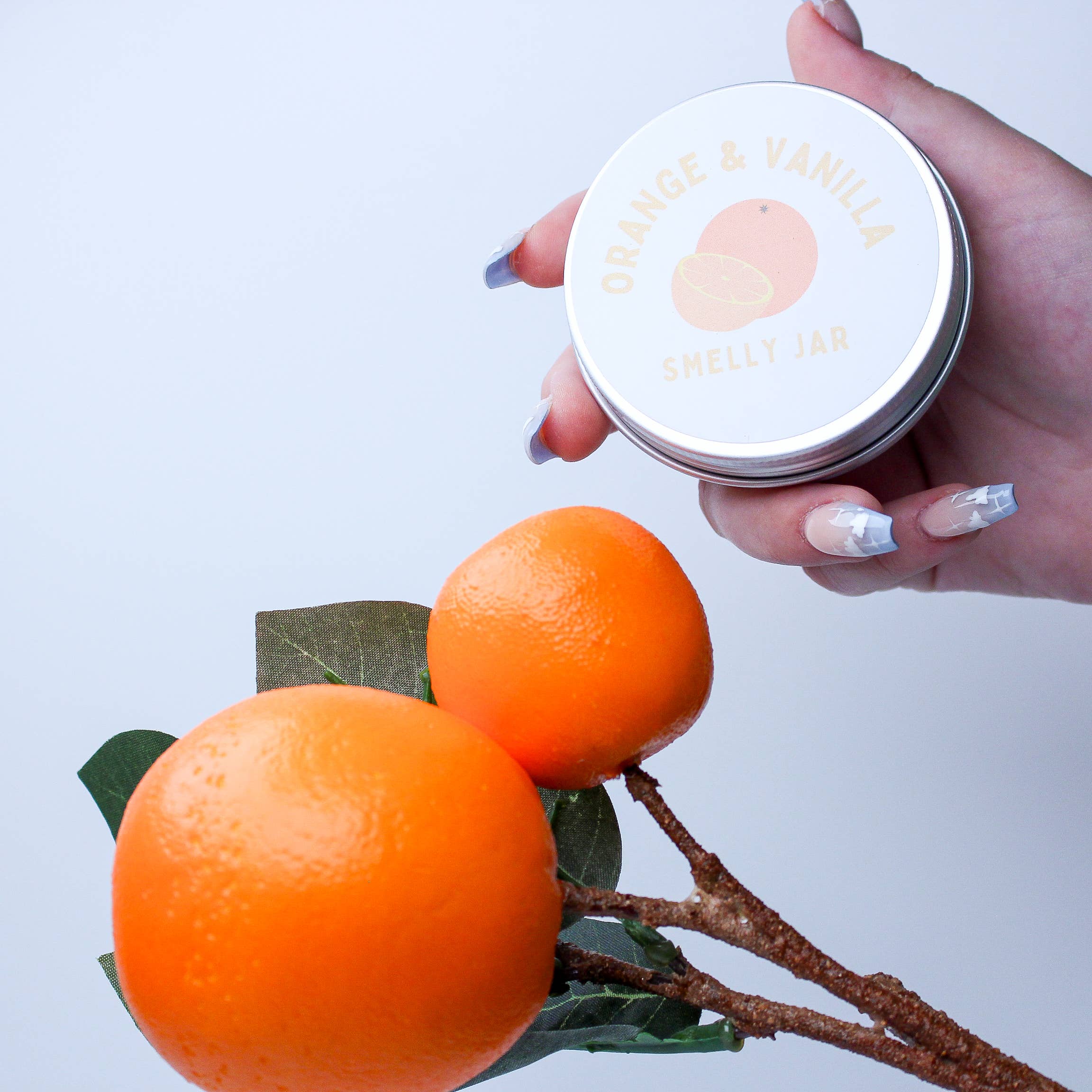 Smelly Car Jars - Wholesale Travel Candles - Orange and Vanilla - Smelly Car Jar1