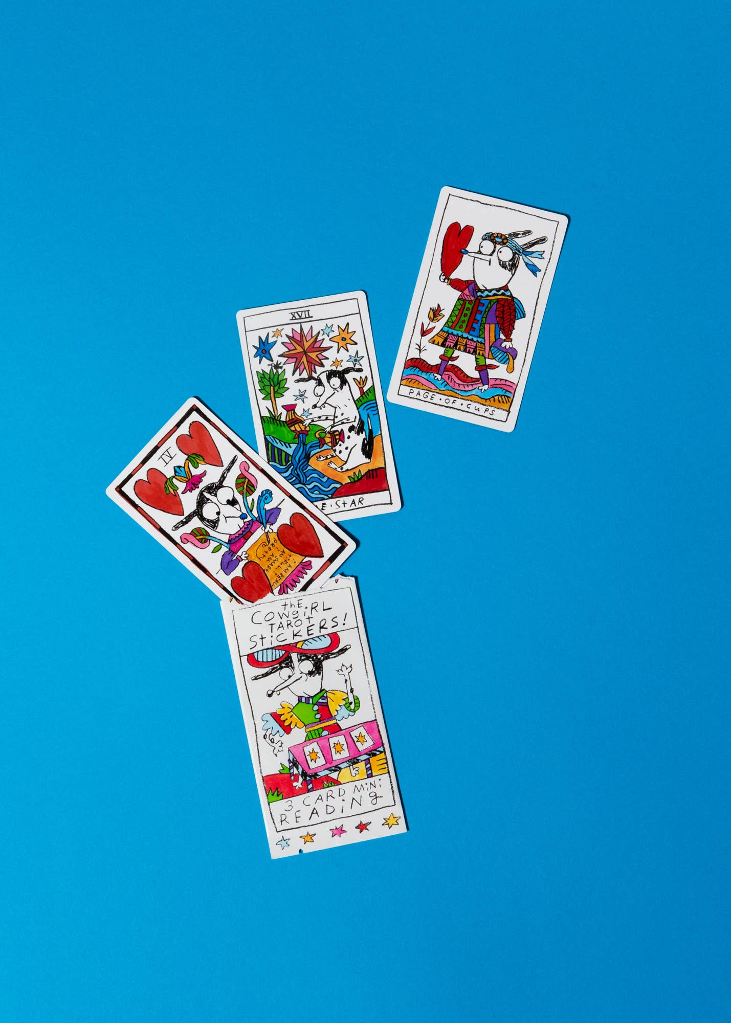 gentle thrills - Wholesale Sticker - cowgirl tarot sticker pack3