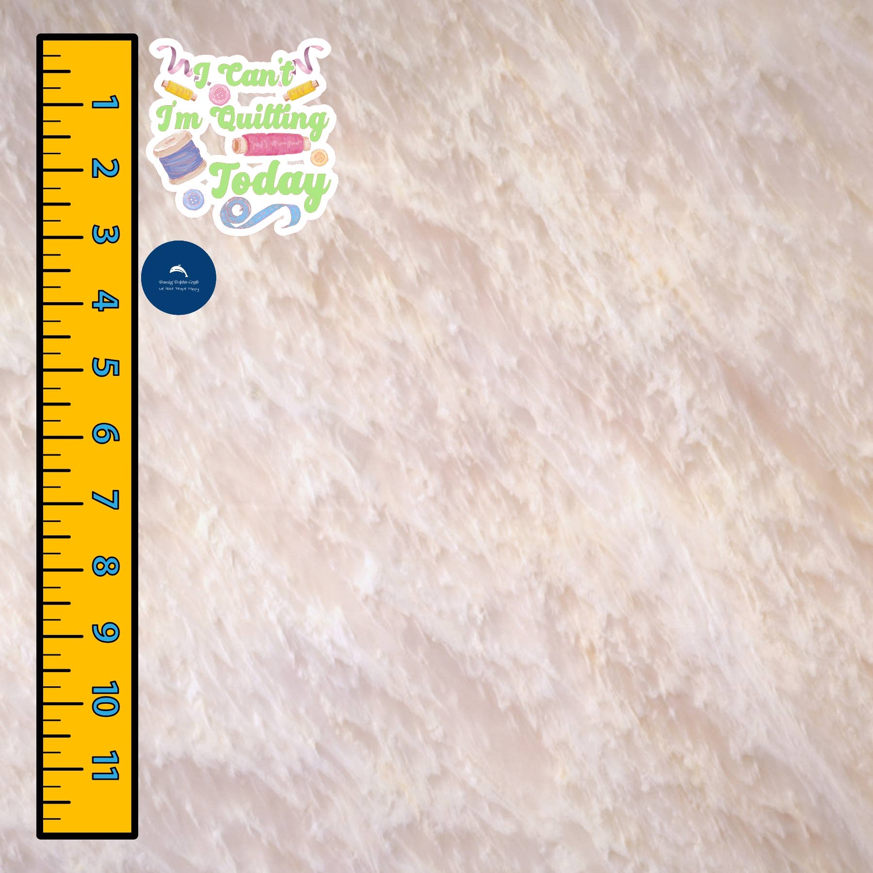 Dancing Dolphin Crafts – wholesale Sticker – I Can’t I’m Quilting Today - Quilting Sticker - Sewing Decal10