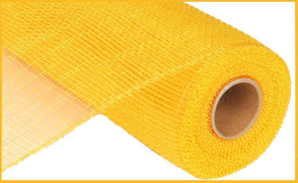 KMI International Corp. - Wholesale Ribbon - Gift Wrapping - 10" x 10yd Two Tone Mesh, Yellow/Gold0
