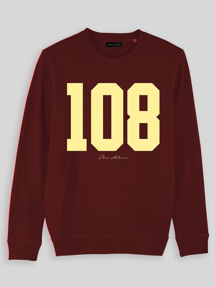 Sweatshirt à col rond 108 Premium pour la vente par Eden Ashram