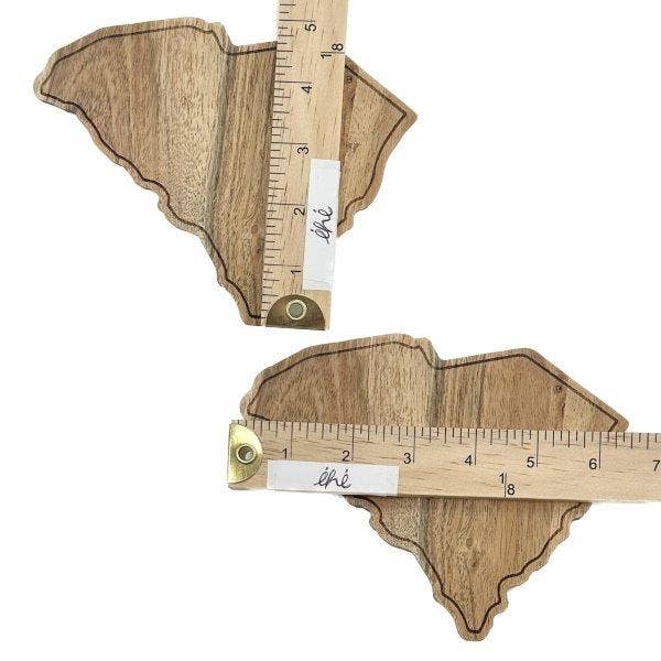 India Handicrafts Inc – Engroshandel Bordskånere – STATE PRIDE - SC-underlag i træ, sæt med 43